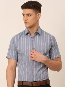 JAINISH Men Classic Striped Formal Shirt