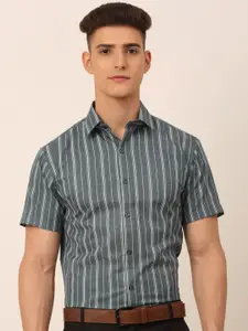 JAINISH Men Classic Striped Formal Shirt