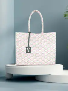 yelloe Geometric Printed Shoulder Bag Handbags