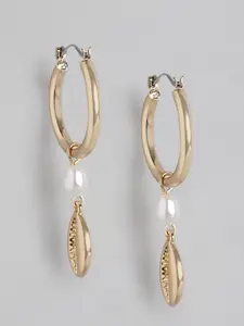 Forever New Silver-Toned Classic Drop Earrings