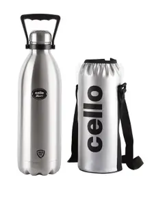 Cello Swift Silver Vacuum Insulated Stainless Steel Flask-2.2 L