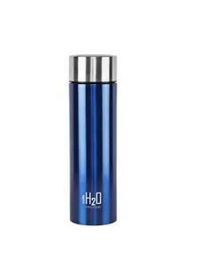 Cello Blue H2O Exe Stainless Steel Water Bottle 1L