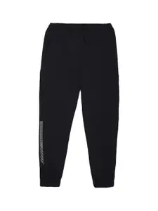 Peter England Boys Navy Blue Solid Joggers