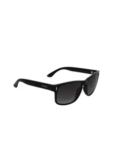 French Connection Men Grey Lens & Black Square Sunglasses &UV Protected Lens FCUK Chester
