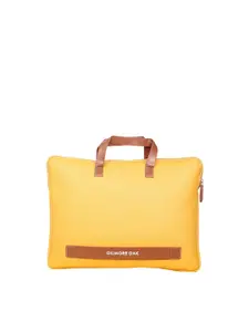 Polo Class Unisex Yellow & Brown PU Laptop Bag