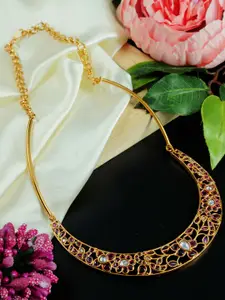 GRIIHAM Brass Gold-Plated Necklace