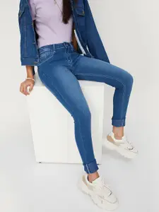 max Girls Regular Fit Light Fade Cotton Jeans