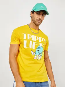 Styli Trippy Life Graphic Print Cotton T-shirt
