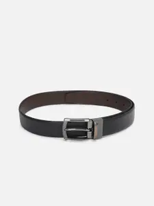 Allen Solly Men Black Leather Formal Belt