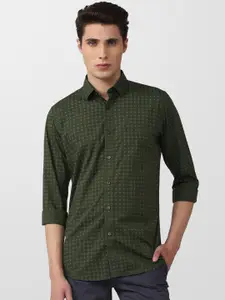 Van Heusen Sport Men Slim Fit Printed Pure Cotton Casual Shirt