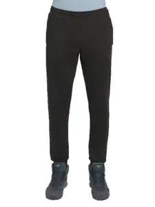 Wildcraft Men Black Solid Cotton Sports Track Pant