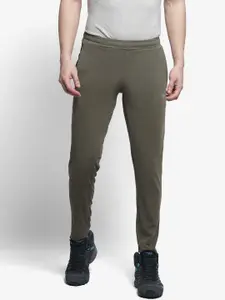 Wildcraft Men Olive Green Solid Lightweight Sports Track Pant