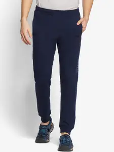 Wildcraft Men Navy Blue Typography Printed Joggers