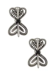 Masaba Silver-Toned Contemporary Studs Earrings