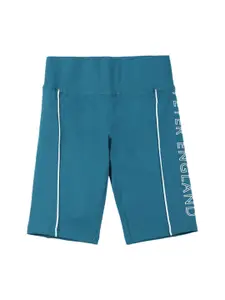 Peter England Girls Blue Printed Lounge Shorts