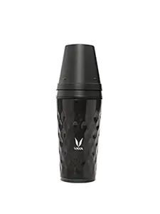 Vaya Black Stainless Steel Water Bottle 600ml & 350ml