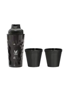 Vaya Black Stainless Steel Water Bottle 350ml