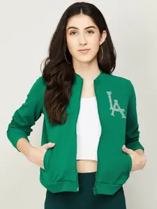 Fame Forever by Lifestyle Women Green Sweatshirt