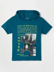 Fame Forever by Lifestyle Boys Hogwarts Printed Cotton T-shirt