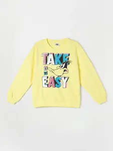 Fame Forever by Lifestyle Girls Looney Tunes Cotton Printed Sweatshirt