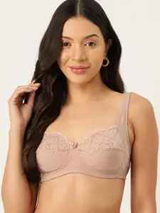 DressBerry Lace Floral Medium Coverage Lightly Padded Bra