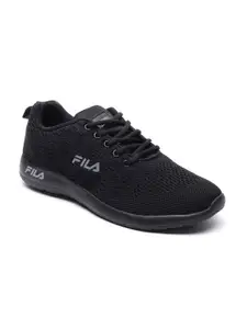 FILA Men Black Running Non-Marking Sport Carmen Plus Shoes