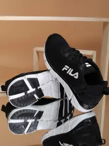 FILA Women Black Running Non-Marking Shoes