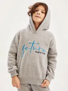 DeFacto Boys Grey Embroidered Sweatshirt