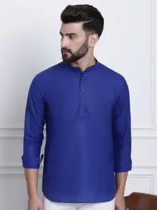 SOJANYA Men Solid Cotton Blend Kurta