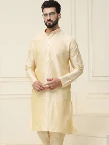 SOJANYA Men Jacquard Straight Kurta