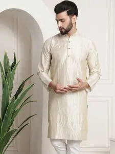SOJANYA Men Jacquard Straight Kurta
