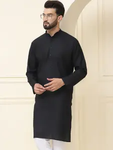 SOJANYA Men Black Kurta