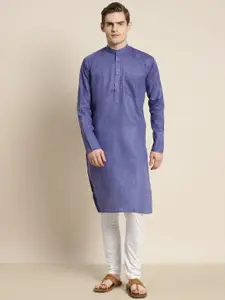 SOJANYA Men Blue Kurta with Pyjamas