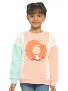 Nauti Nati Girls Colourblocked Sweatshirt