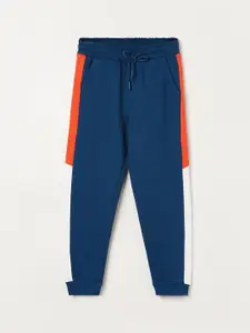 Fame Forever by Lifestyle Boys Blue Solid Cotton Joggers