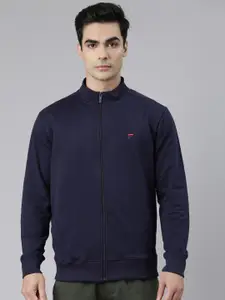 FILA Men Navy Blue Cotton Sweatshirt