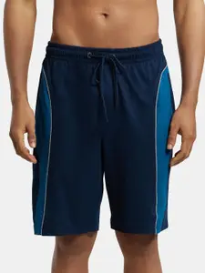 Jockey Combed Cotton Rich Straight Fit Shorts with Side Pockets-9411