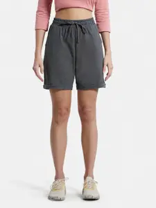 Jockey Women Grey Cotton Lounge Shorts