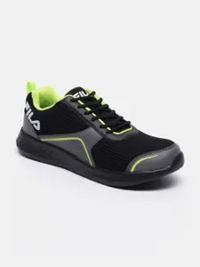 FILA Men Black Running Non-Marking Garon Plus Shoes