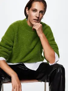 MANGO Women Boucle Sustainable Pullover