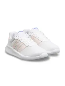 ADIDAS Women Woven Design Lite Racer 3.0 Running Shoes with Striped Detail