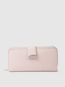 Lino Perros Women Pink Two Fold Wallet