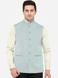 MODI JACKET Men Green  Nehru jacket