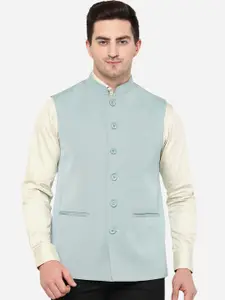 MODI JACKET Men Green  Nehru jacket