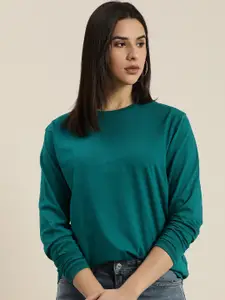 DILLINGER Women Oversized Pure Cotton T-shirt