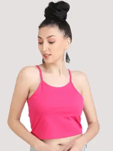 Designer Bugs Pink Tank Sleeveless Casual Top