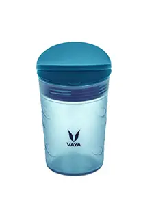 Vaya Drynk Frosted Blue Vacuum Insulated Flask with PediaSafe Lid 280 ml