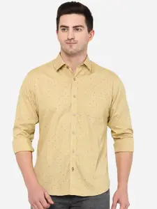 Greenfibre Classic Micro Ditsy Printed Pure Cotton Casual Shirt