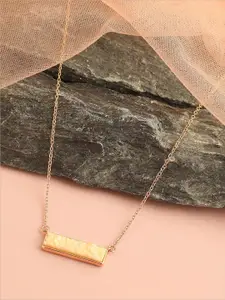 SOHI Gold-Plated Necklace