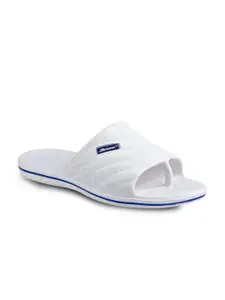 Paragon Men White Rubber Sliders